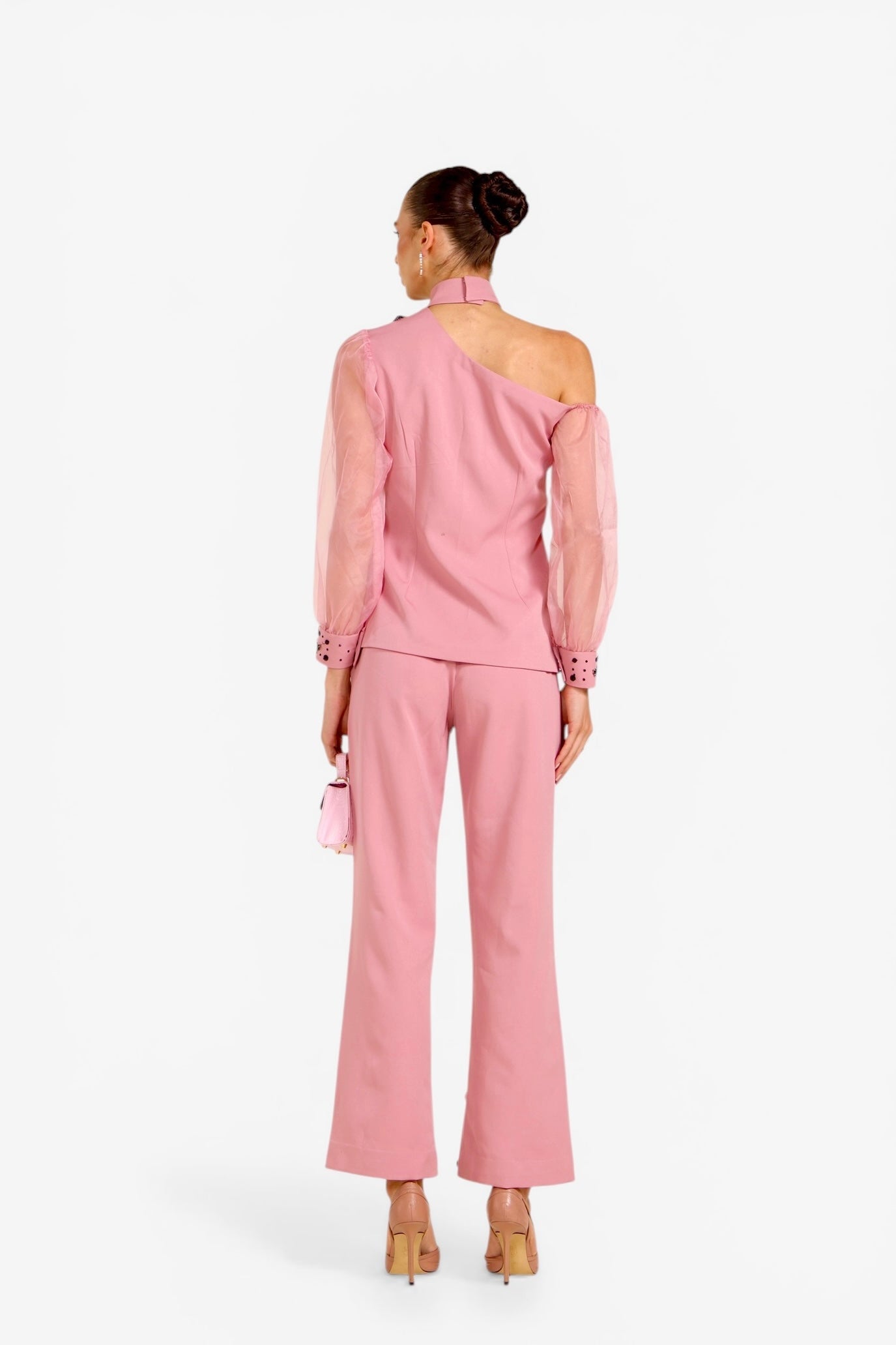 Brigitte Peach Coord Set