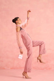 Brigitte Peach Coord Set