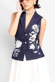 Fernoa Denim Set with Skirt