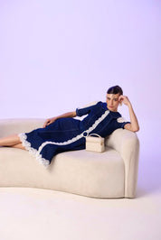Denim Dusk Midi Dress