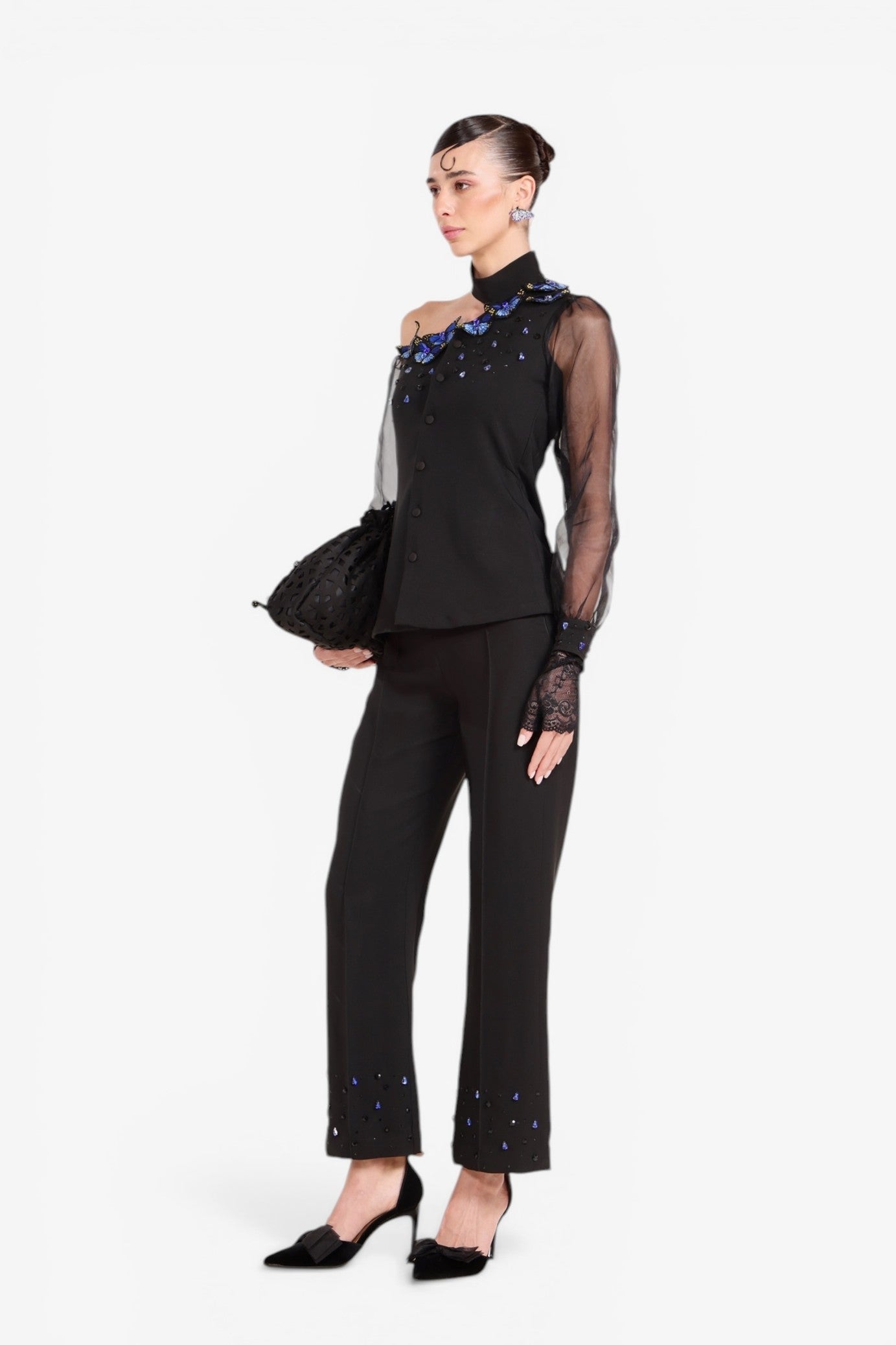 Brigitte Black Coord Set
