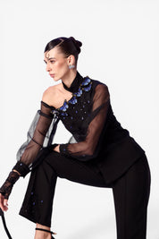 Brigitte Black Coord Set