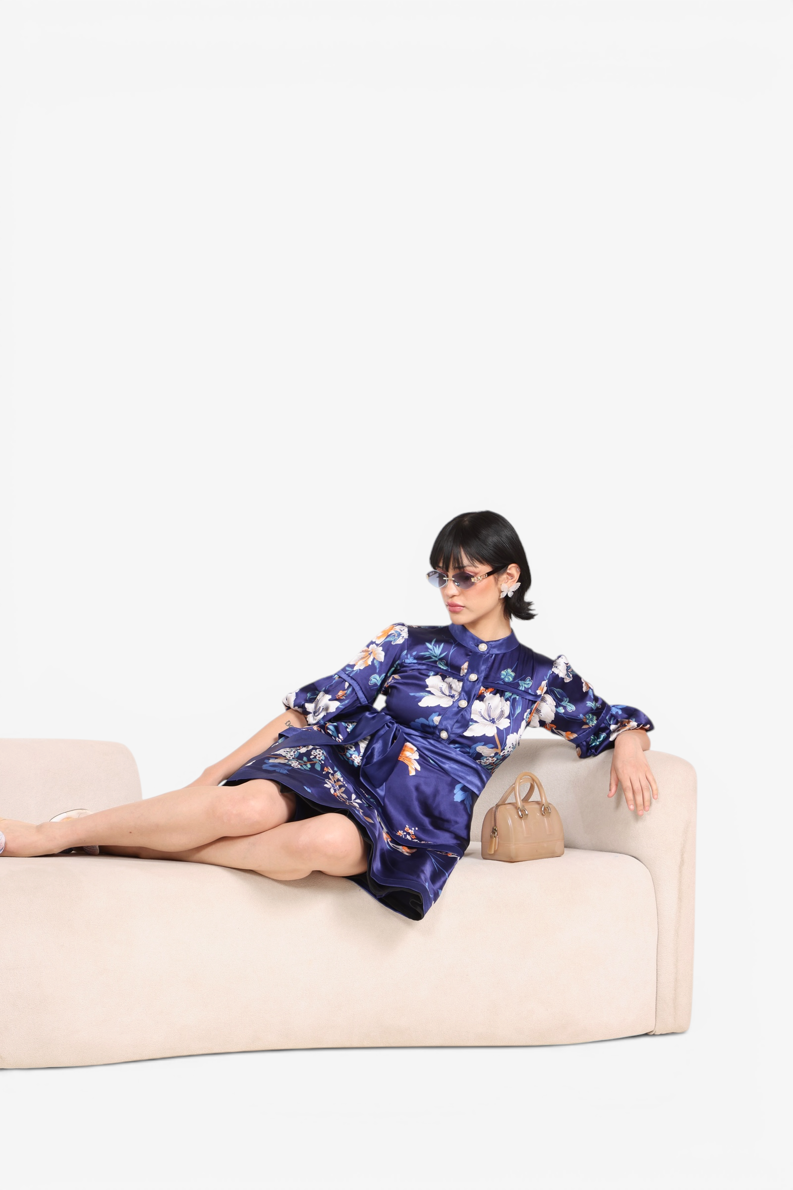 Taffy Dress Navy