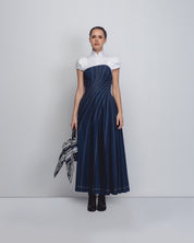 Denim Swirl Dress
