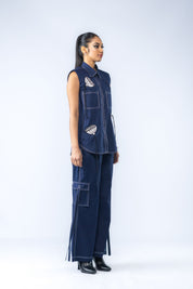 Hand Embroidered Co-ord Set