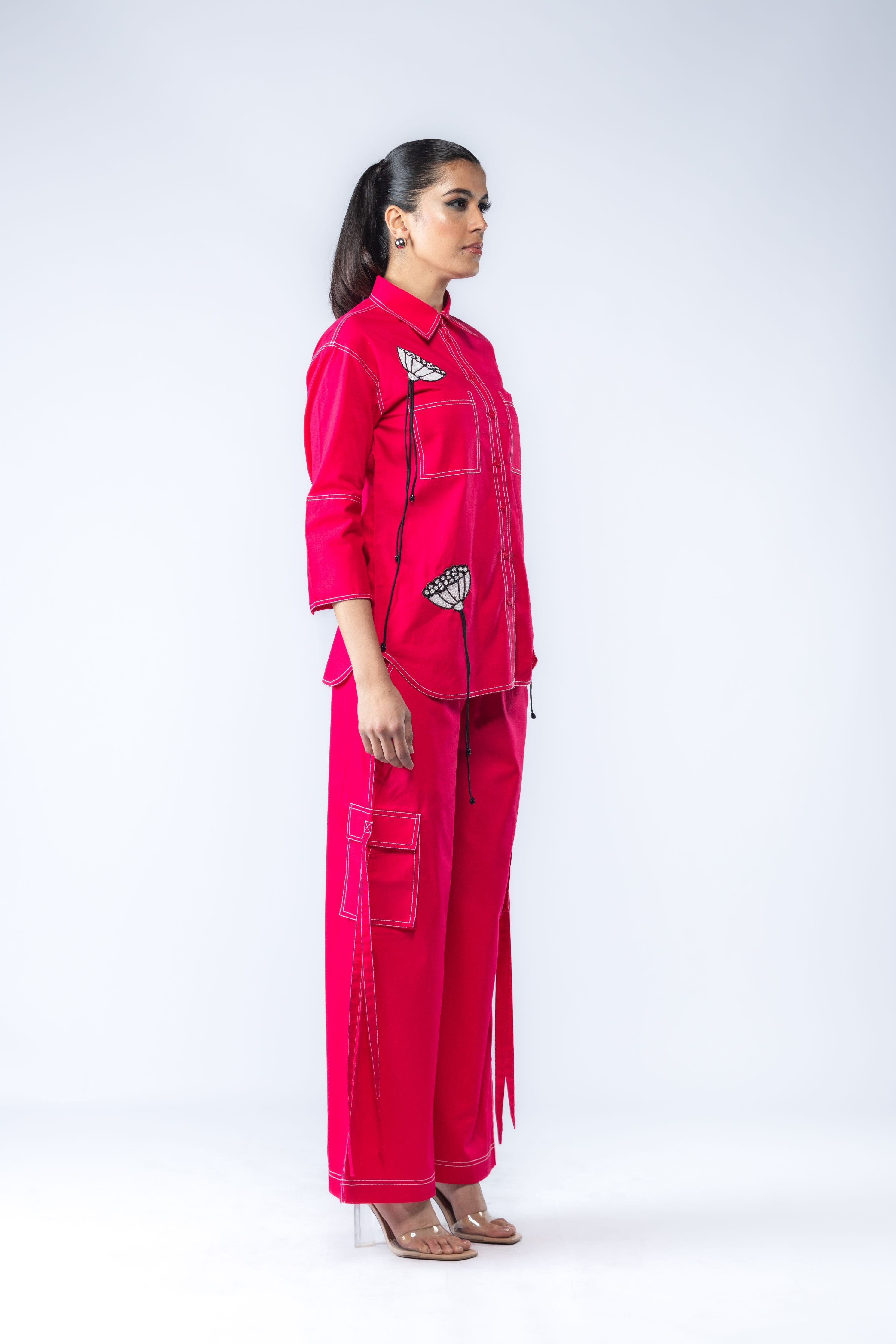 Hand Embroidered Co-ord Set