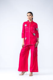 Hand Embroidered Co-ord Set