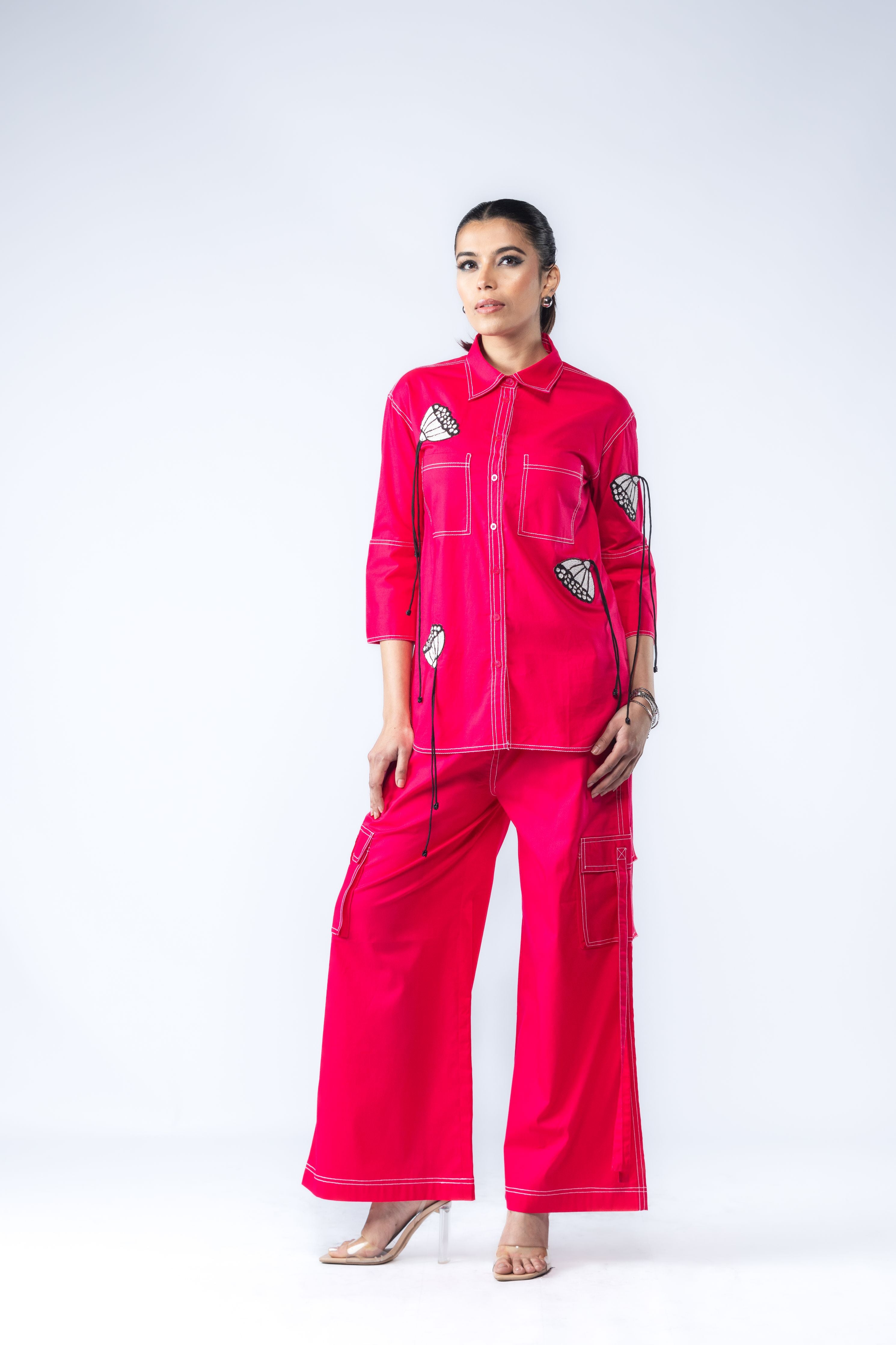 Hand Embroidered Co-ord Set