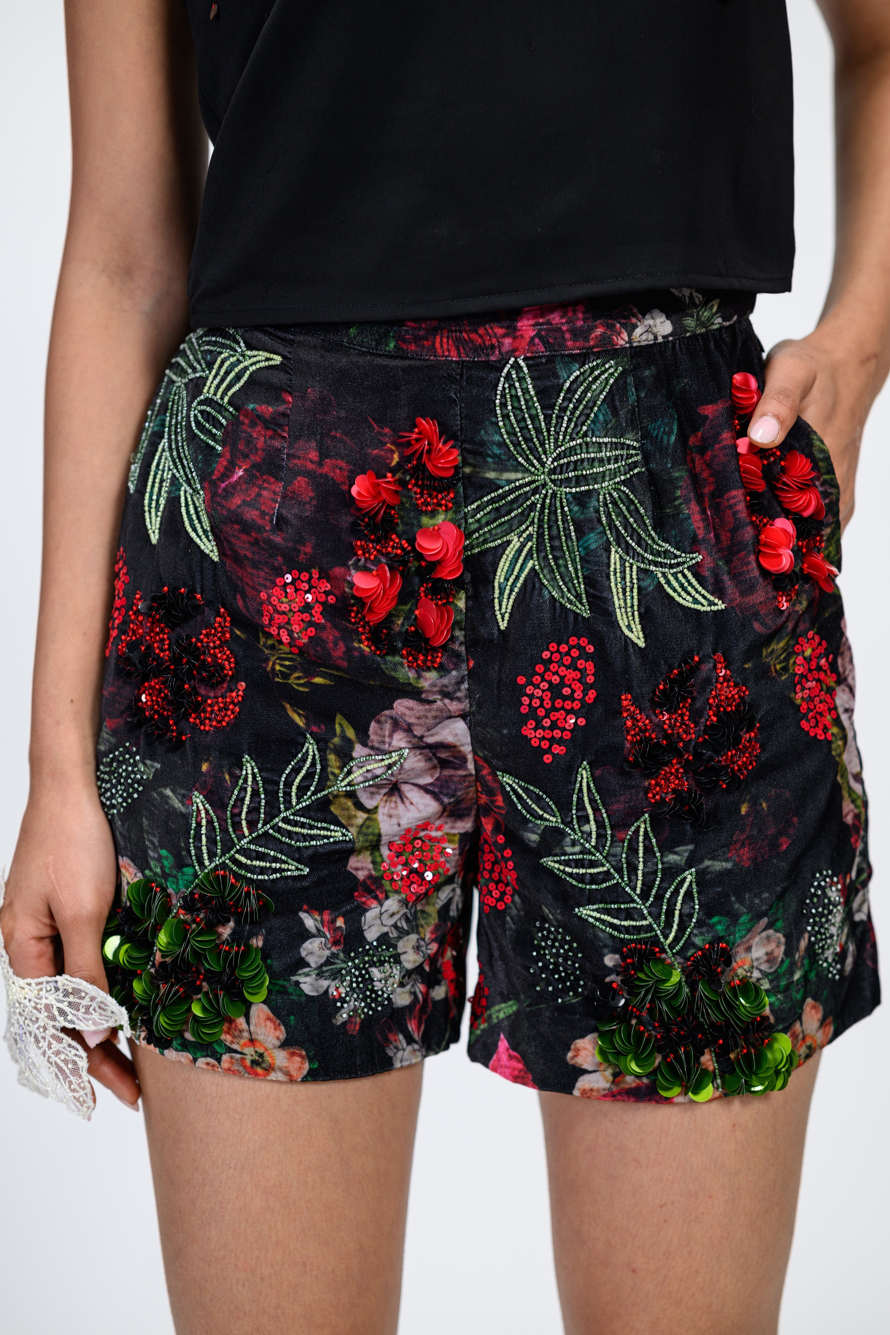 Noir Luxe Shorts