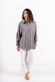 Lily Shirt Embroidered Checks