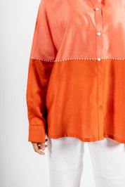 Beanie Shirt Two Tone Orange & Pink
