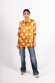 Moondust Shirt Polka Mustard