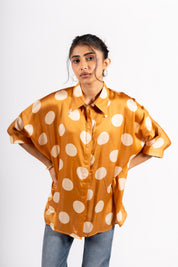 Moondust Shirt Polka Mustard
