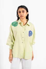 Lily Shirt Green Checks