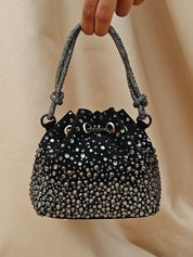 Black Micro Bucket Bag