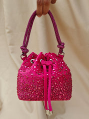 Hot Pink Micro Bucket Bag