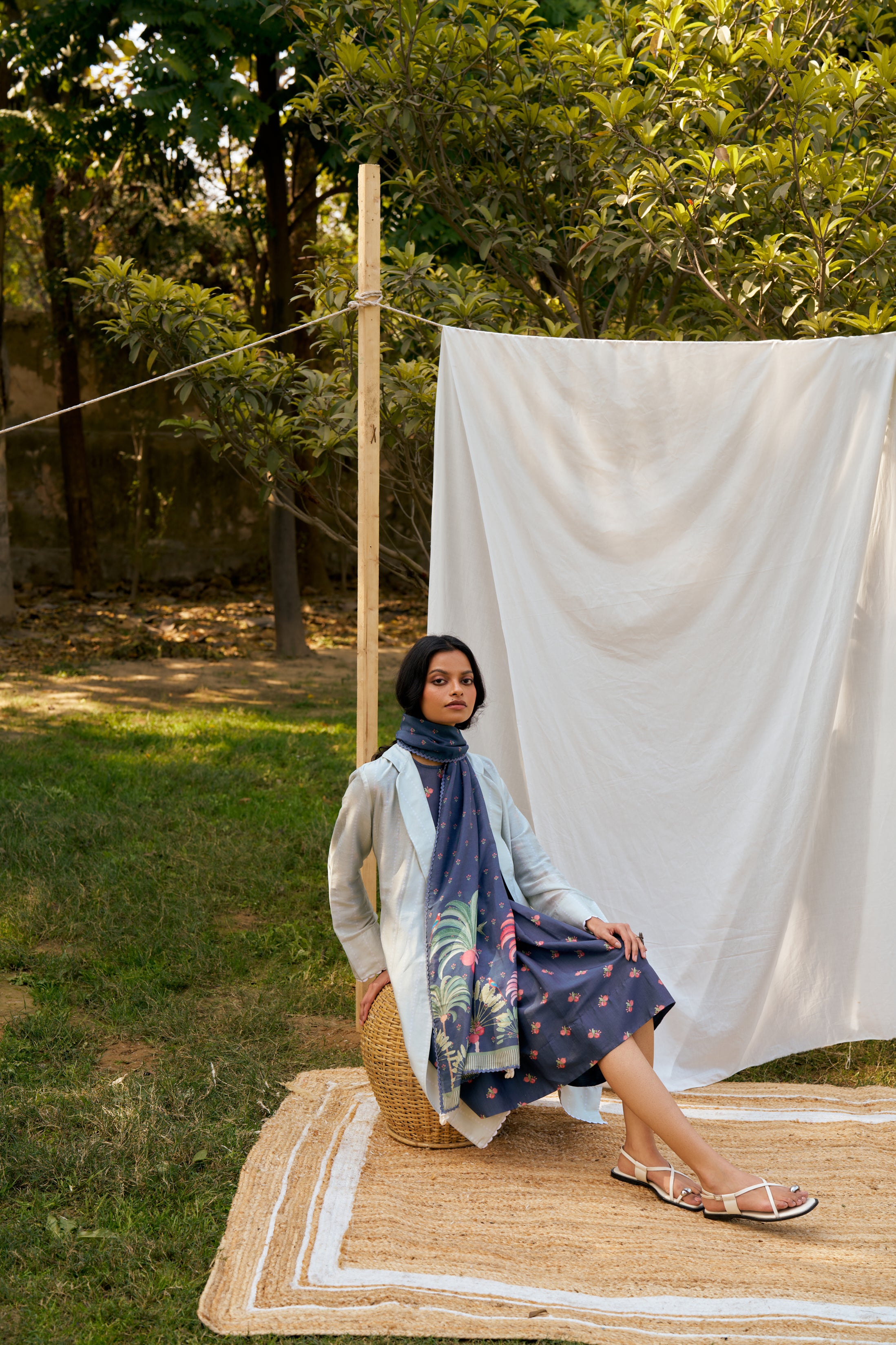 Pomme Sauvage Bleu Dress