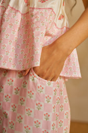 Rouge Mist Palm Co-ord Set