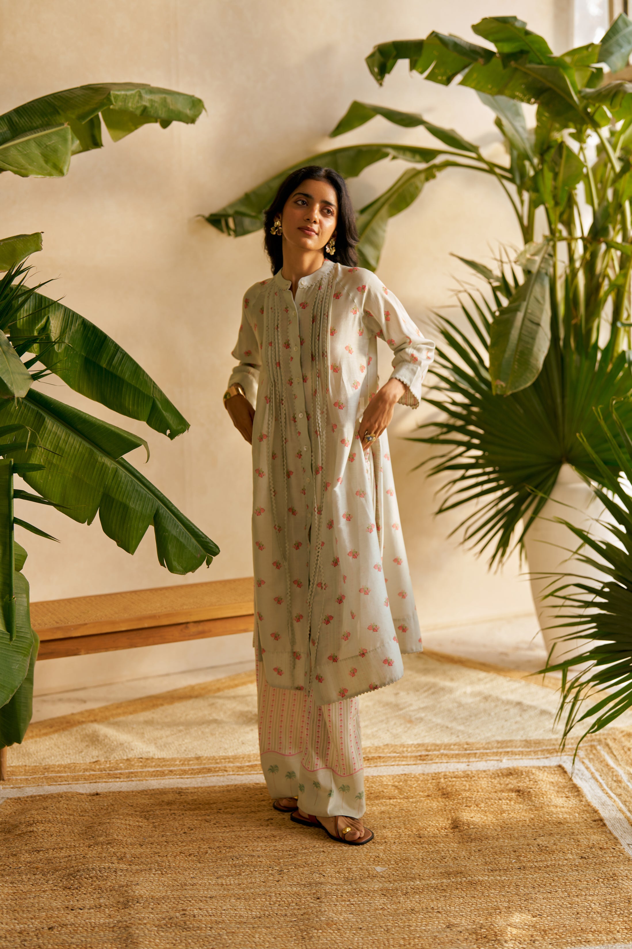 Pomme Sauvage Sage Co-ord Set