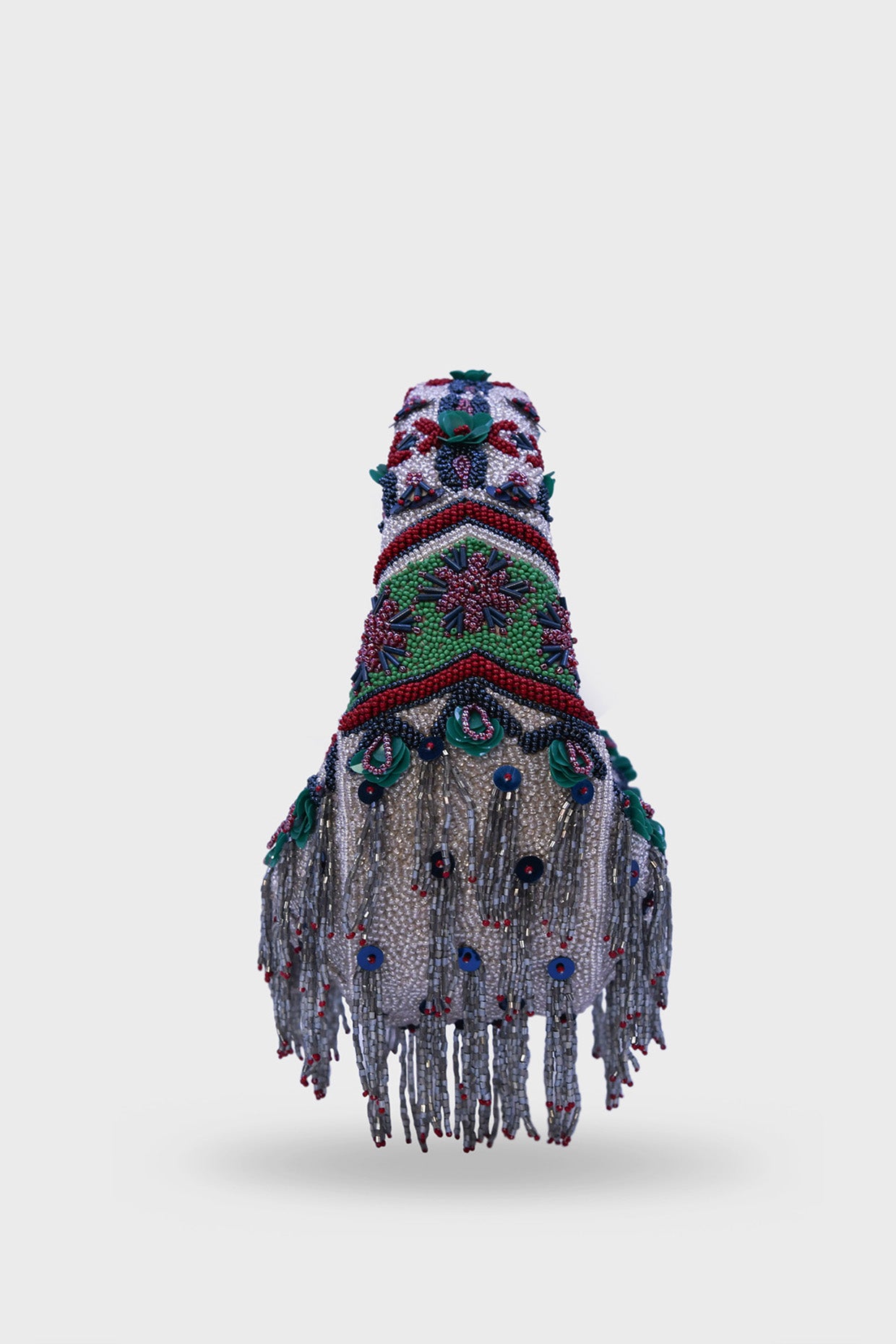Midnight Cascade Beaded Bag