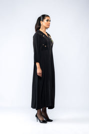 Dress Embellished With Flora Embroidery