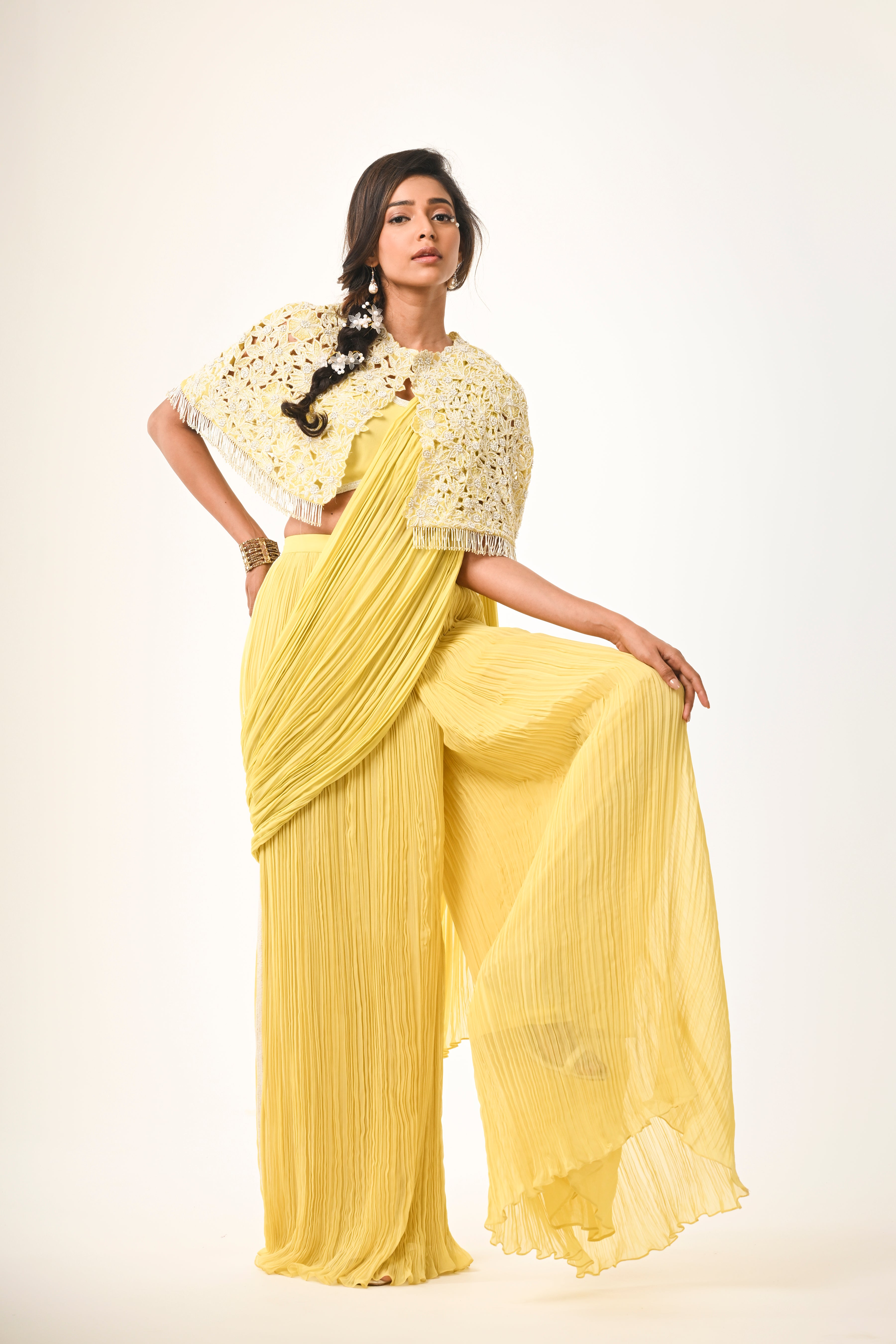 Yellow Cape Set