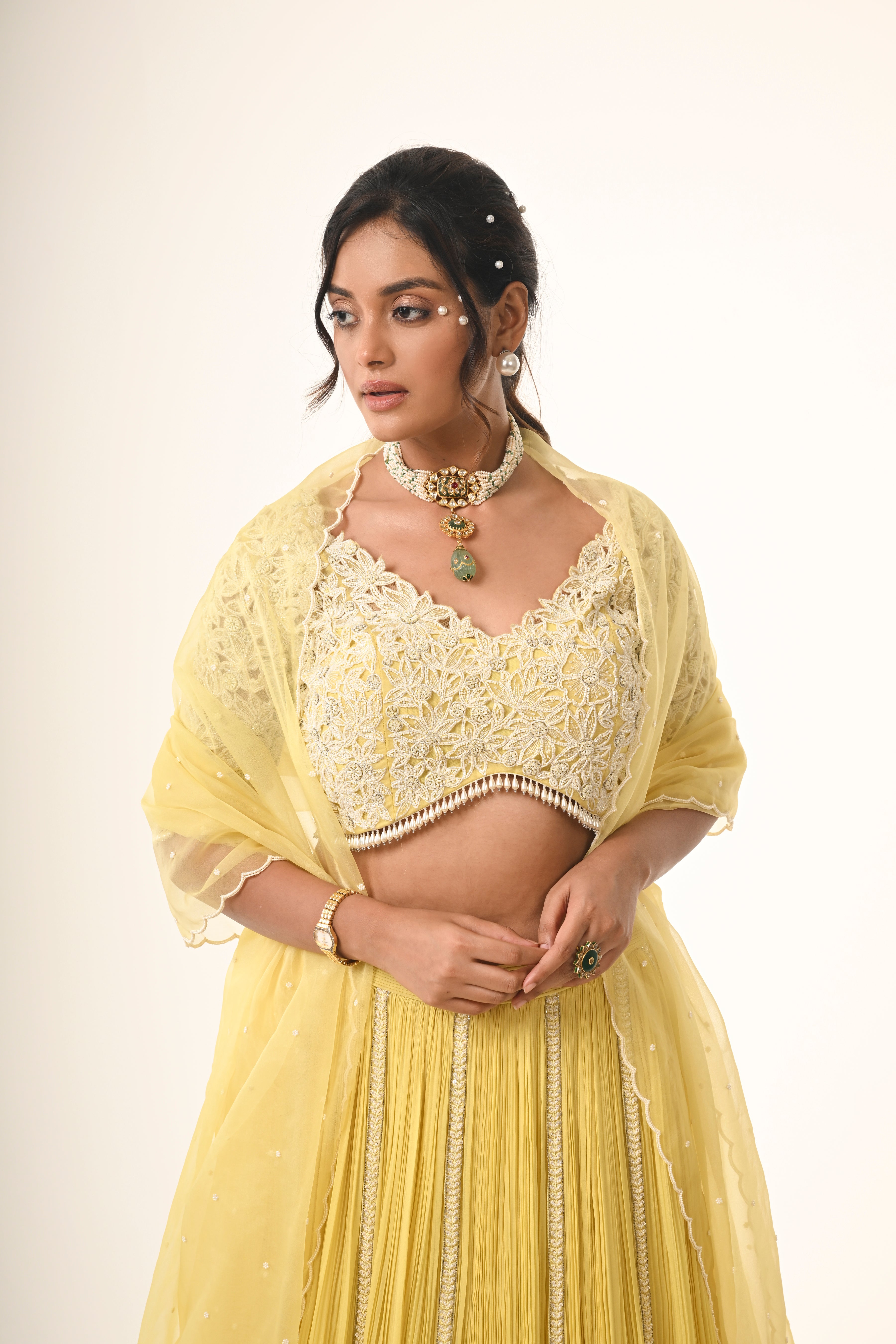 Yellow Lehenga Set