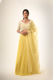 Yellow Lehenga Set