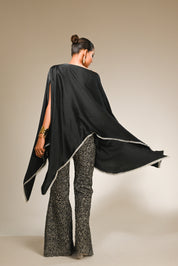 Black Kaftan & Pants Set
