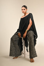 Black Kaftan & Pants Set
