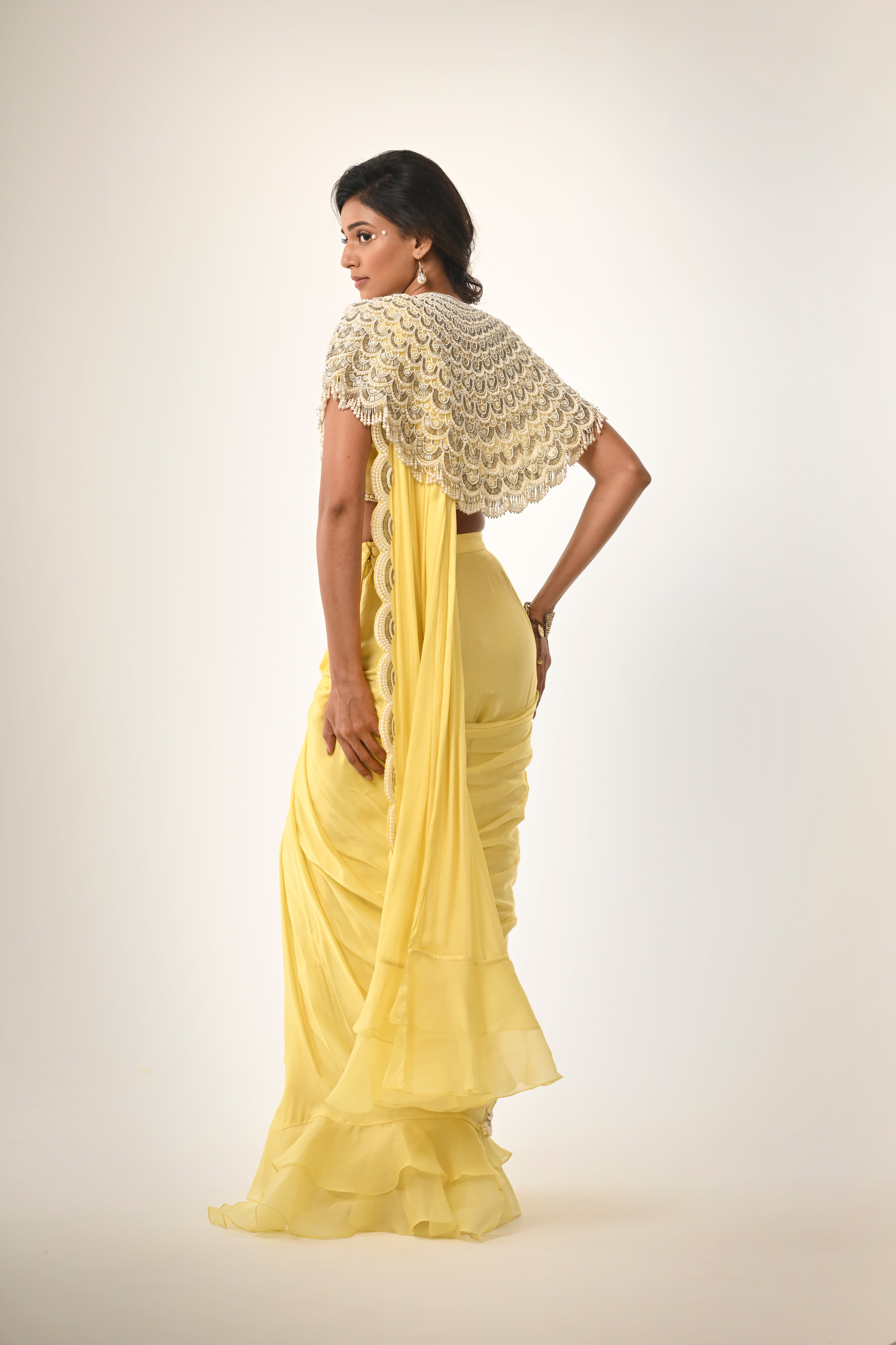 Yellow Saree