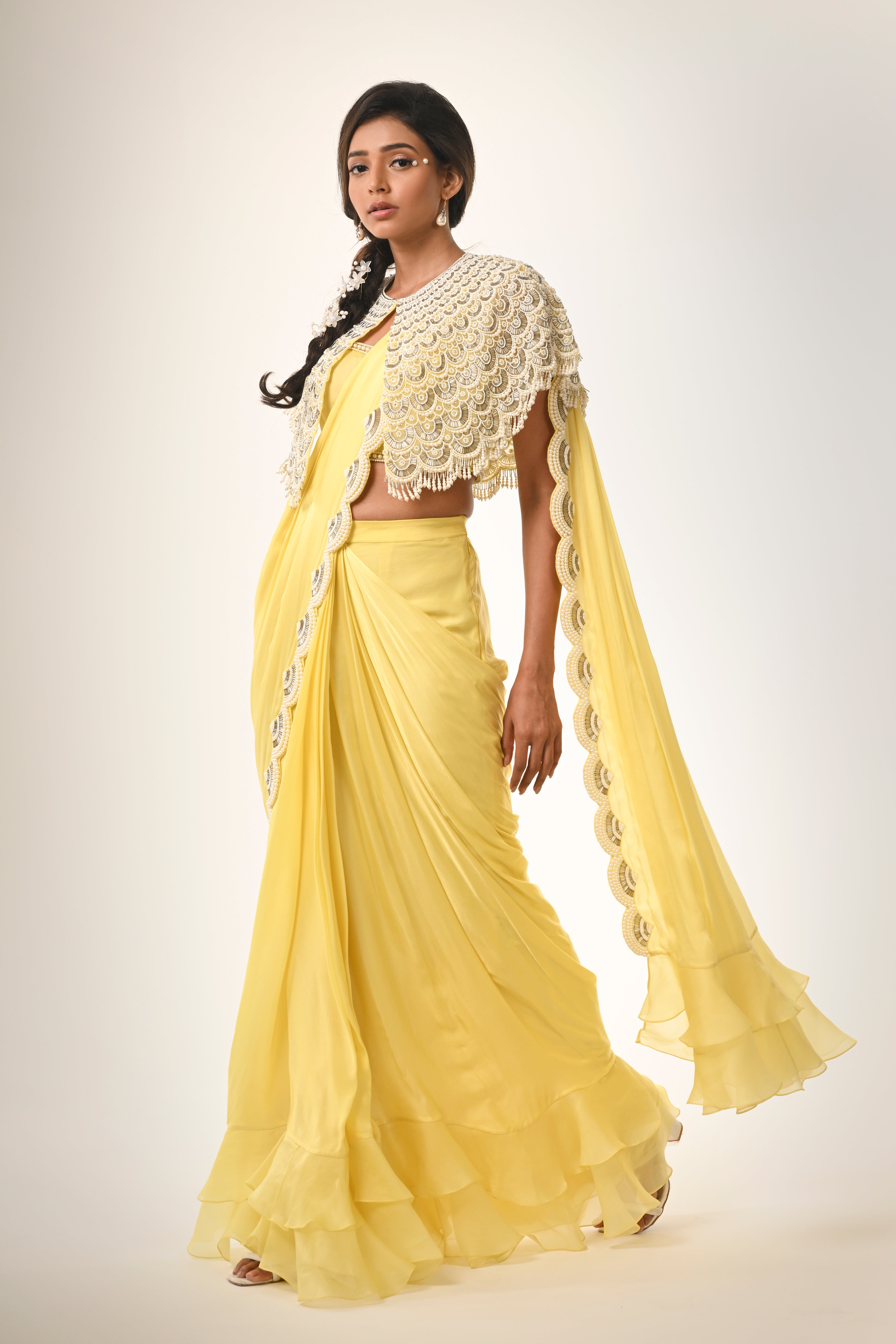 Yellow Saree