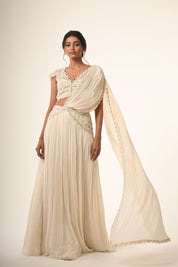 Ivory Skirt Set