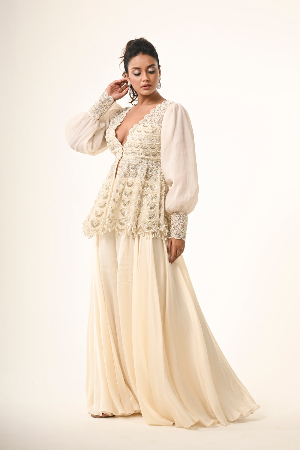 Ivory Pant Set