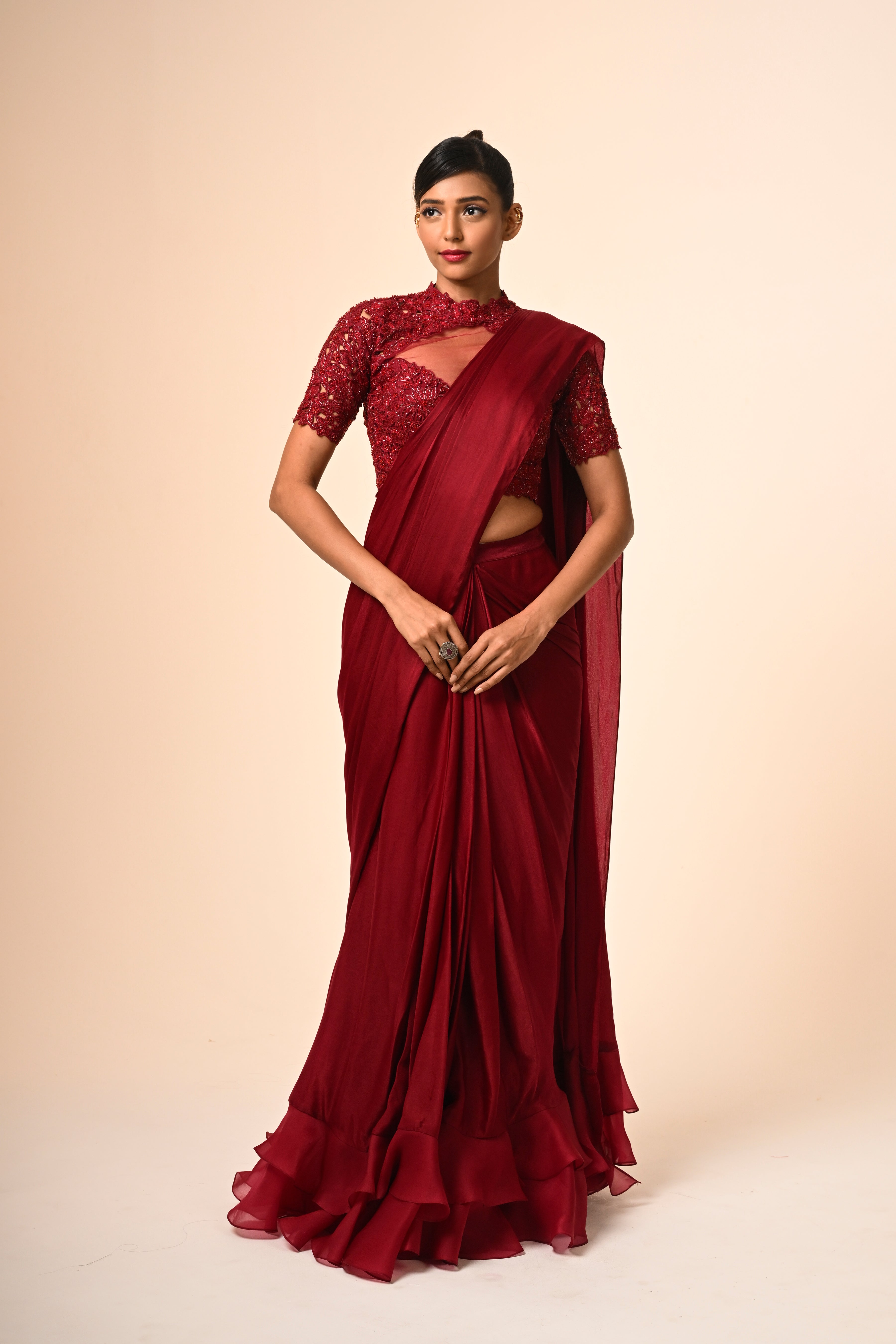Red Saree