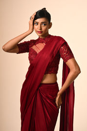 Red Saree