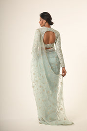 Powder Blue Saree