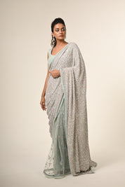 Powder Blue Saree