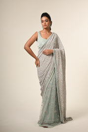 Powder Blue Saree