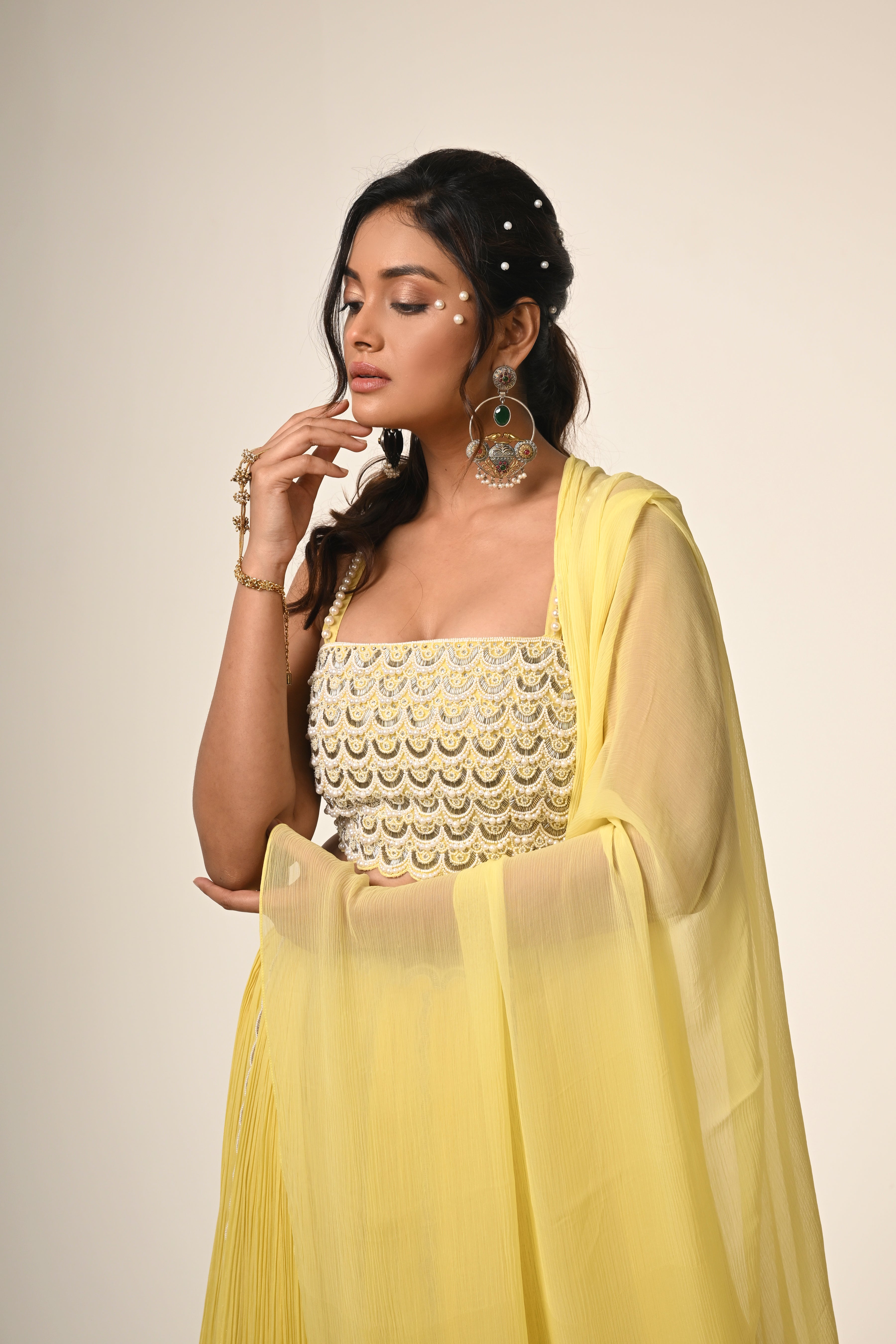 Yellow Lehenga Set