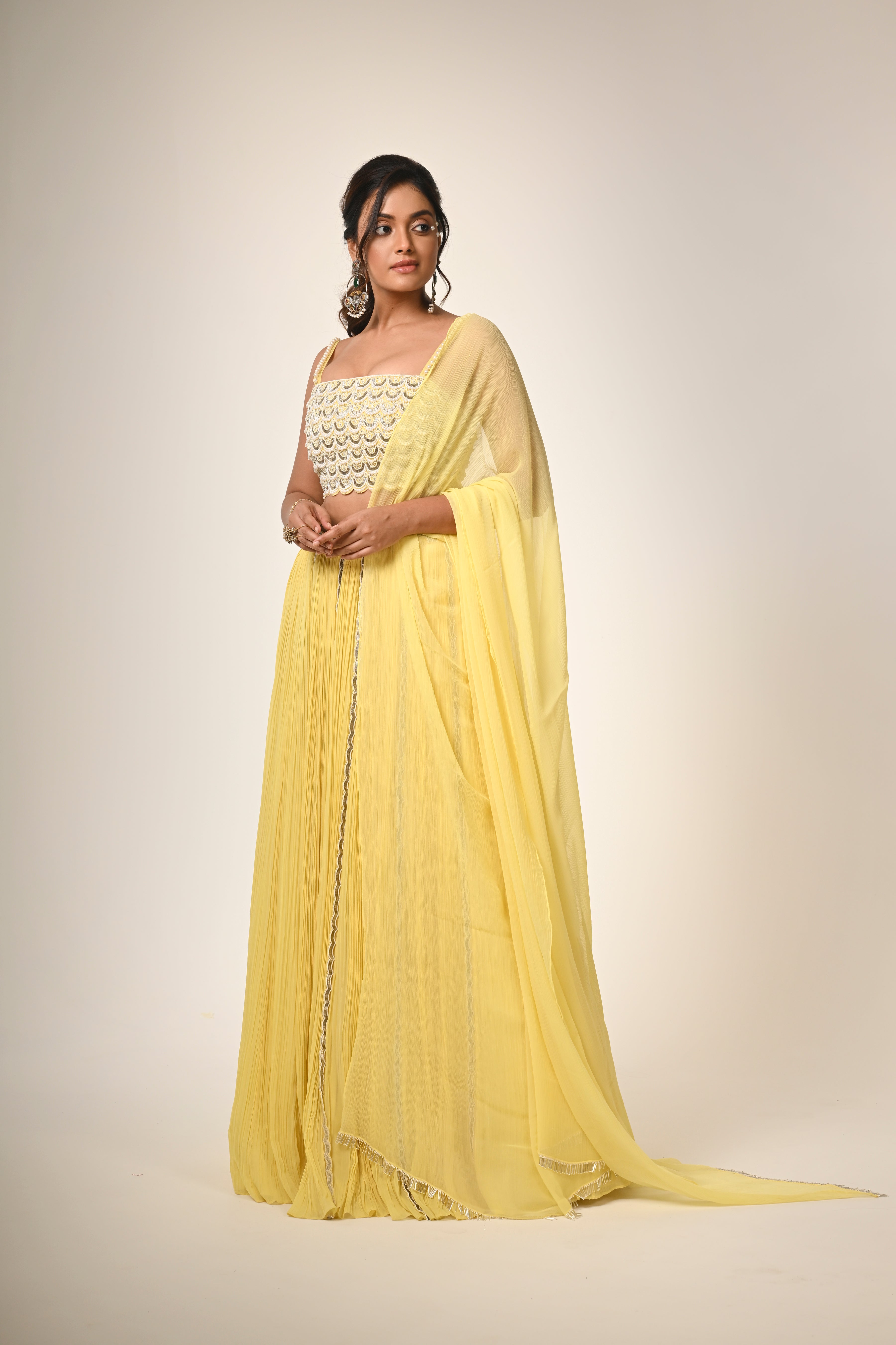 Yellow Lehenga Set
