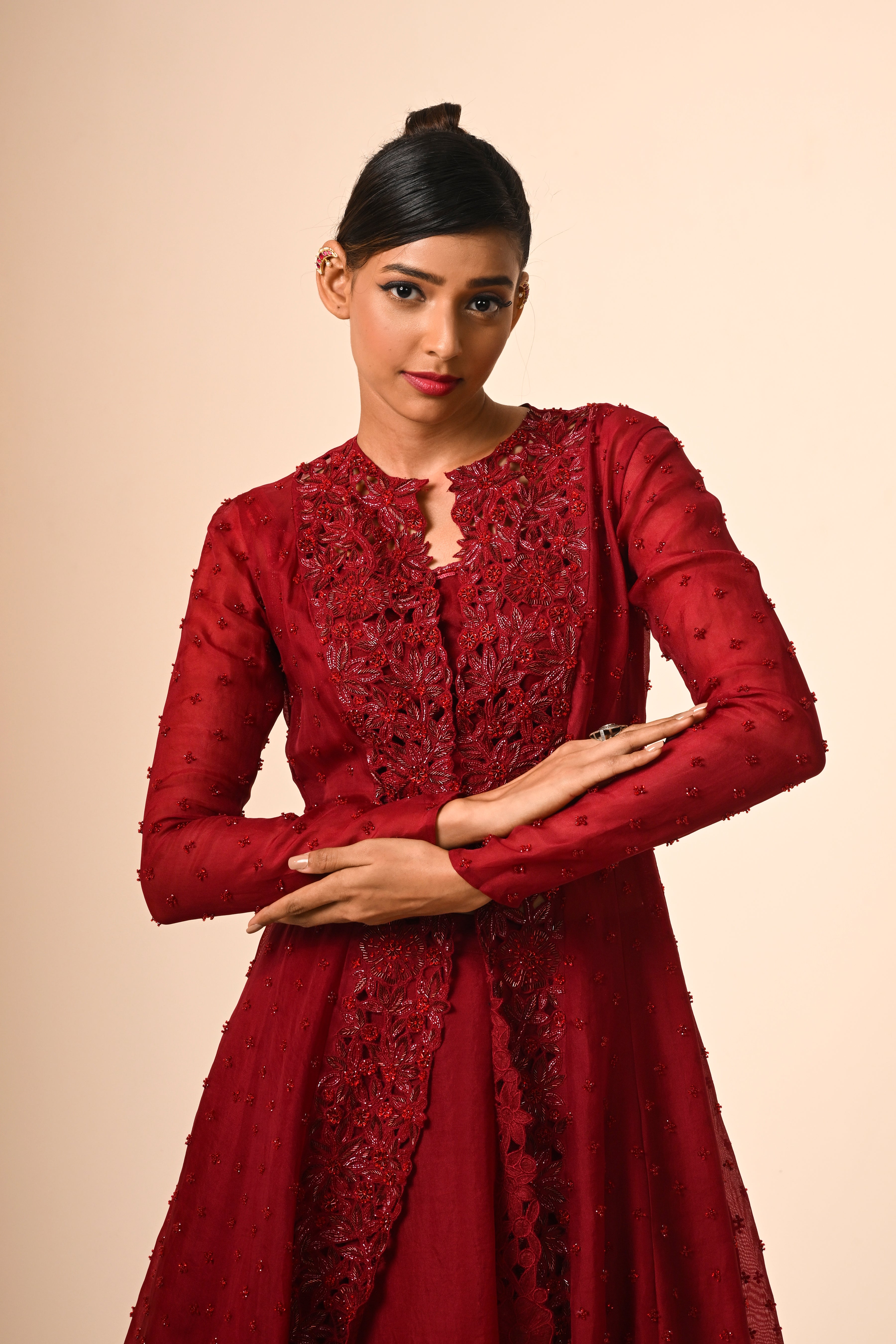 Red Jacket Set