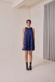 Midnight Art Cut Shift Dress