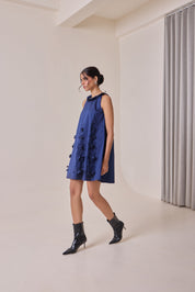 Midnight Art Cut Shift Dress