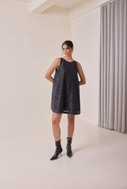 Noir Art Cut Shift Dress