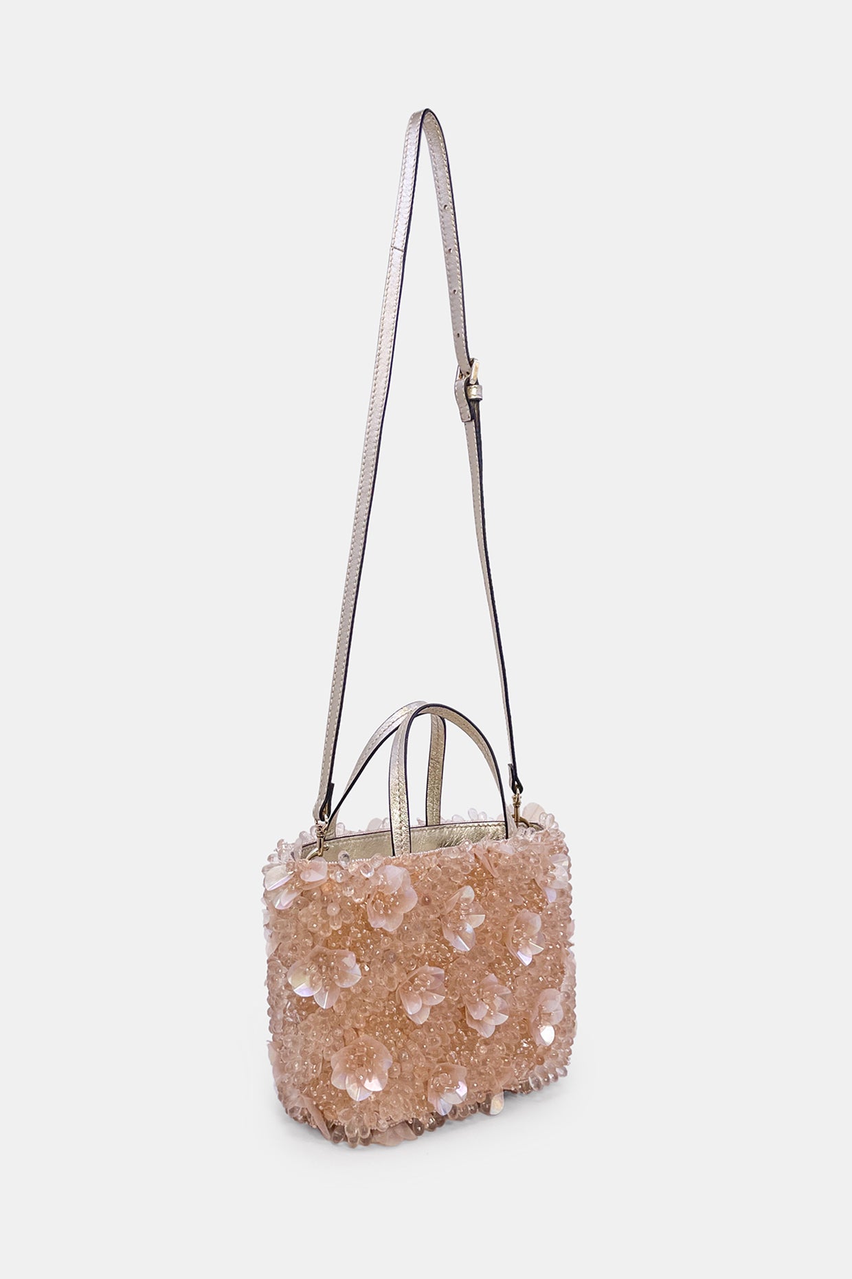 Blush Aurora Luxe Embellished Bag