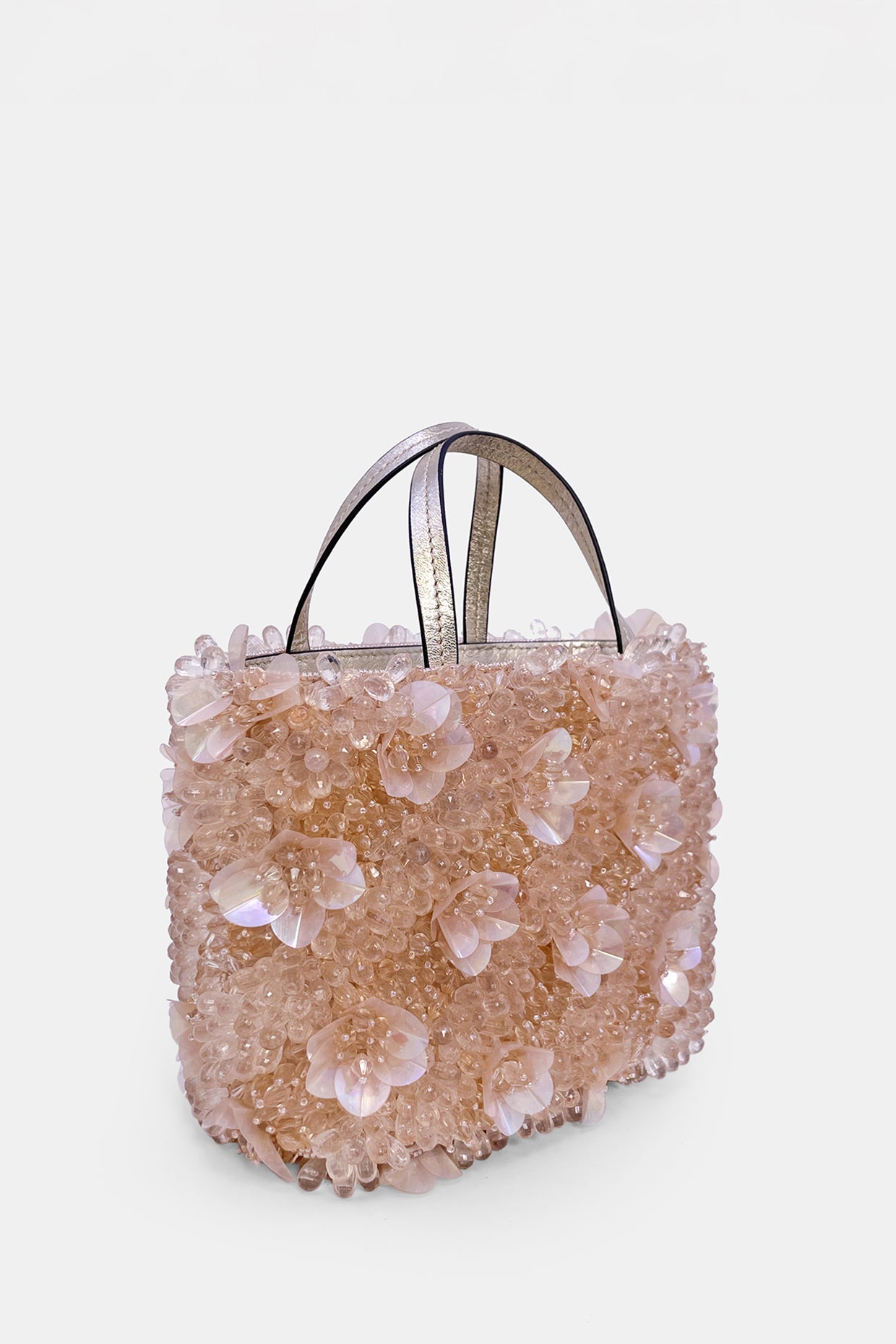 Blush Aurora Luxe Embellished Bag