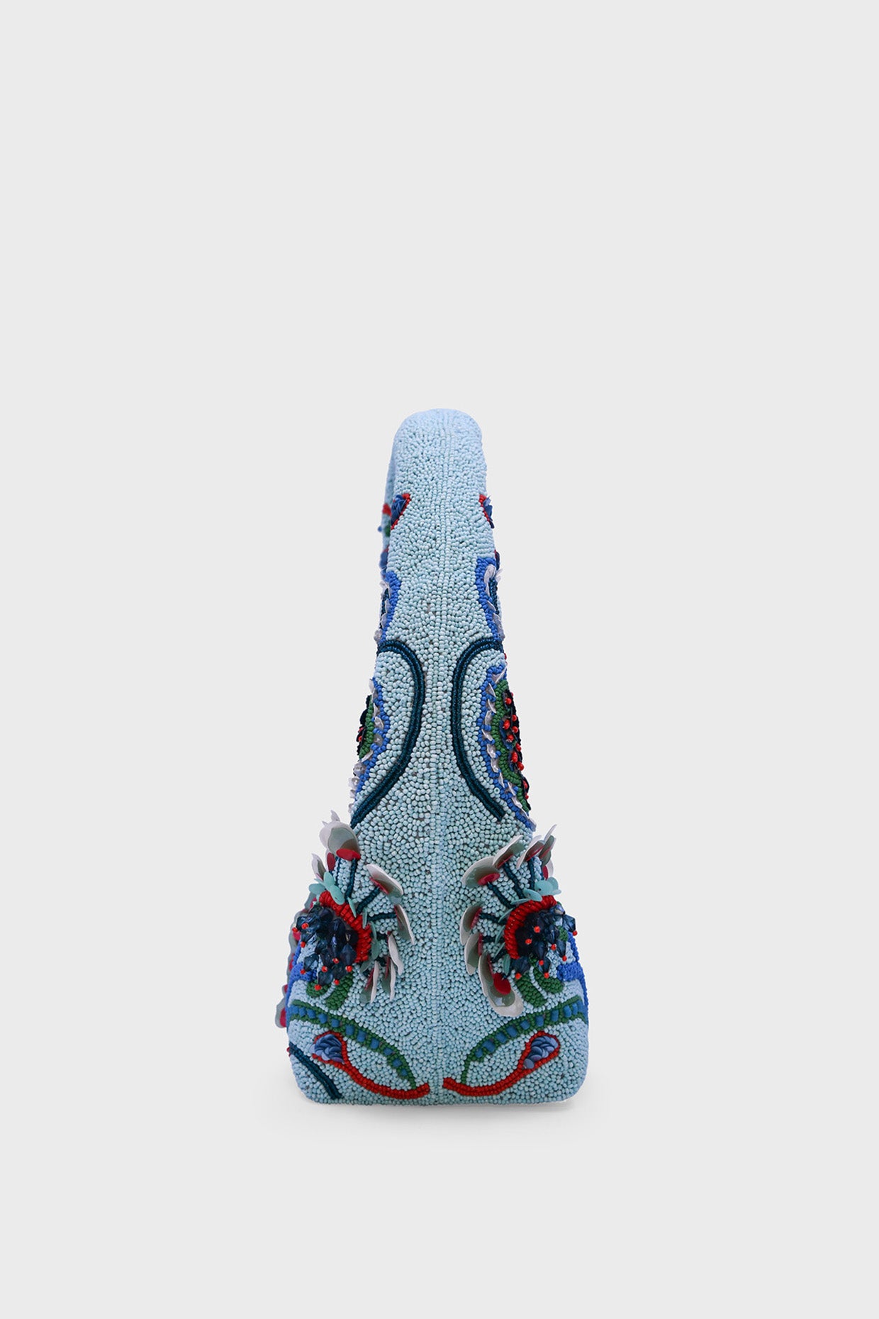 Ocean Crest Embellished Beaded Bag