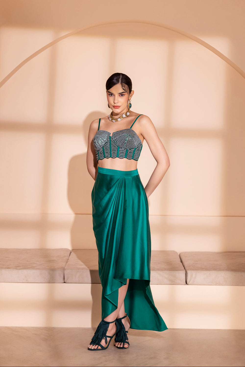Adina Top & Skirt Set