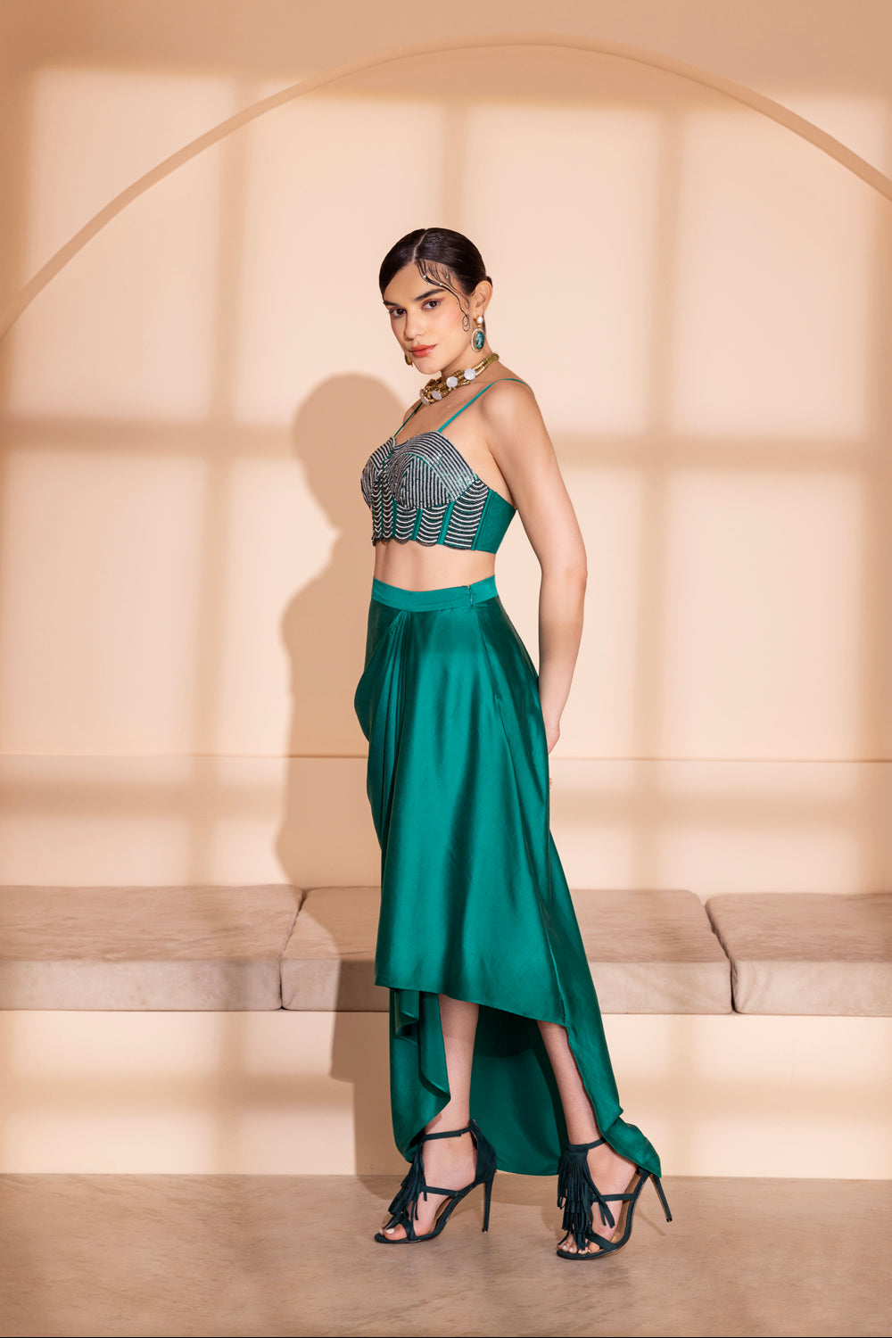 Adina Top & Skirt Set